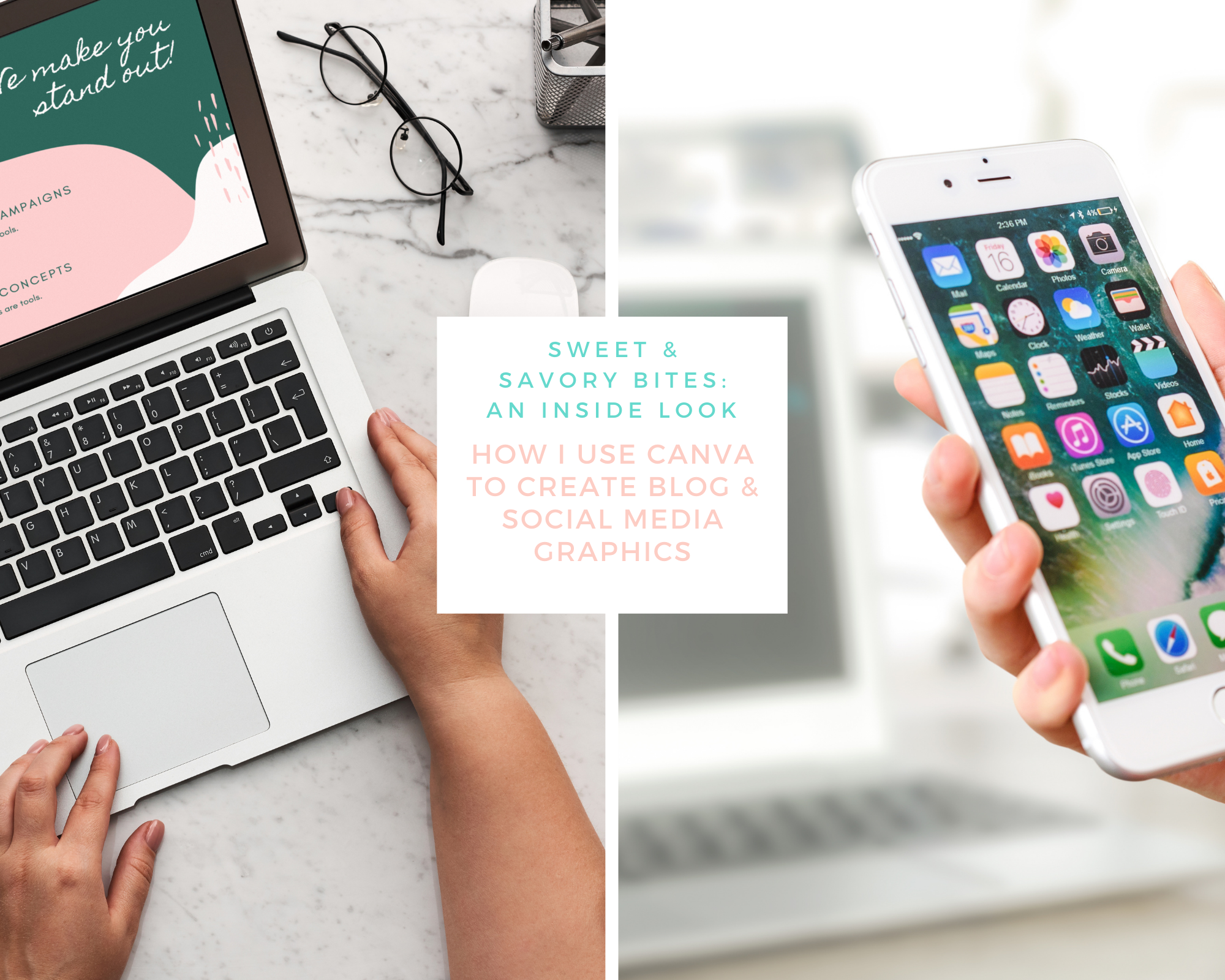 How I Use Canva To Create Blog & Social Media Graphics - Sweet & Savory ...